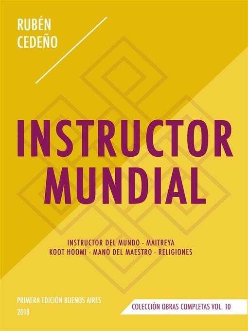 Title details for Instructor Mundial by Rubén Cedeño - Available